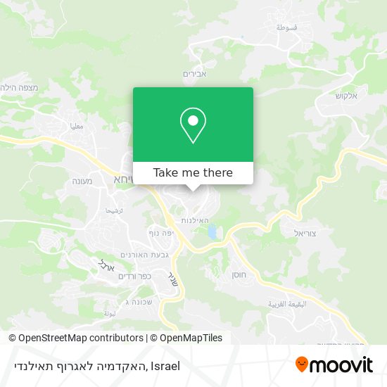 האקדמיה לאגרוף תאילנדי map