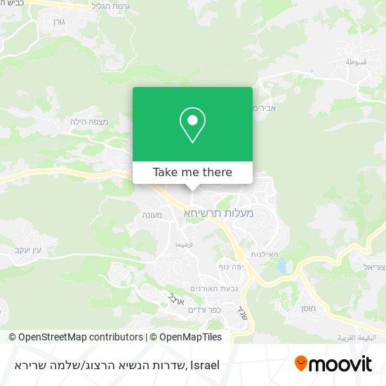 שדרות הנשיא הרצוג/שלמה שרירא map