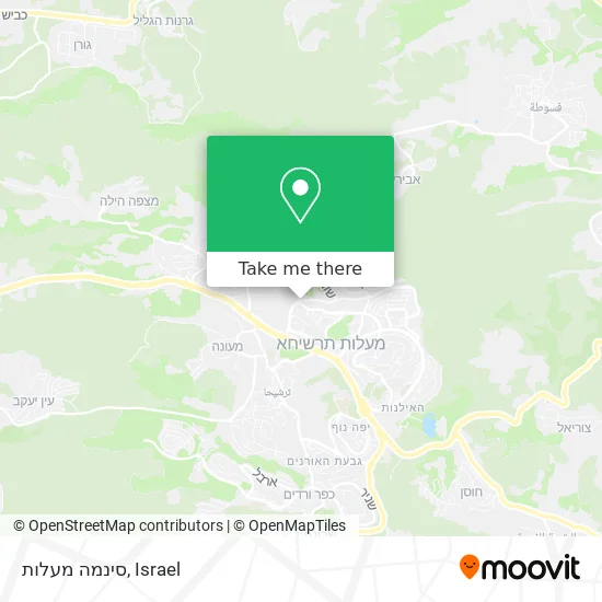 Карта סינמה מעלות