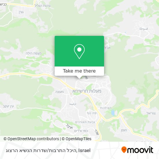 היכל התרבות/שדרות הנשיא הרצוג map