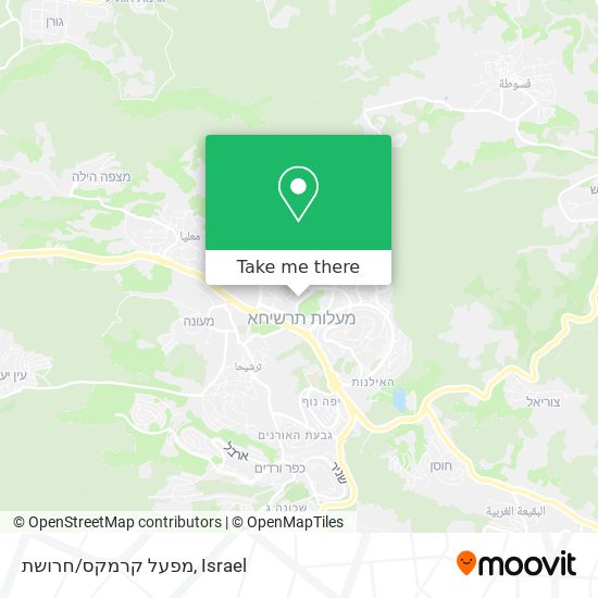 מפעל קרמקס/חרושת map