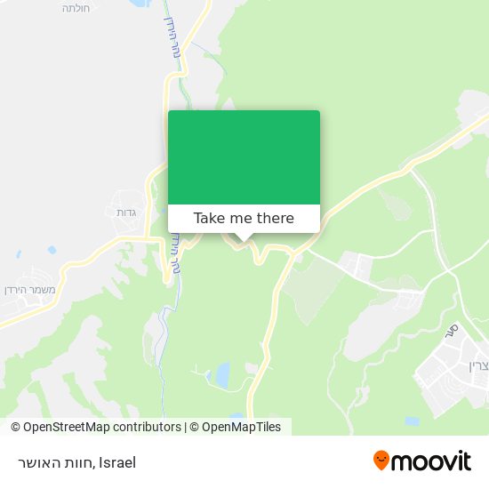 חוות האושר map