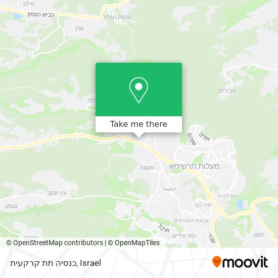 כנסיה תת קרקעית map