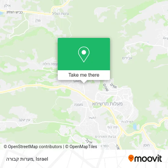 Карта מערות קבורה