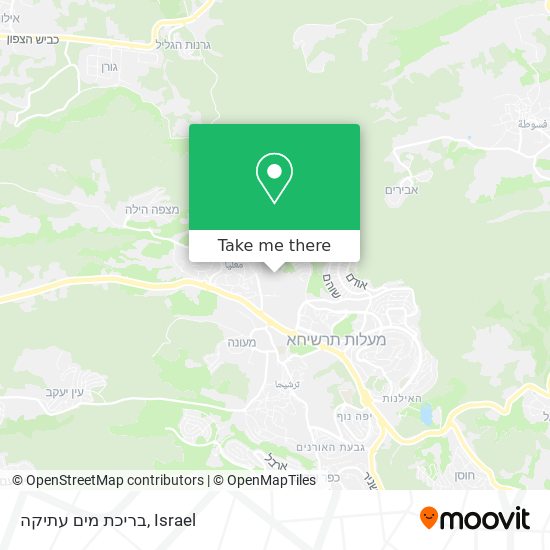 בריכת מים עתיקה map