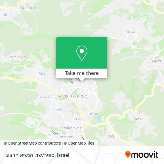 ספיר/שד. הנשיא הרצוג map