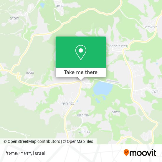 דואר ישראל map