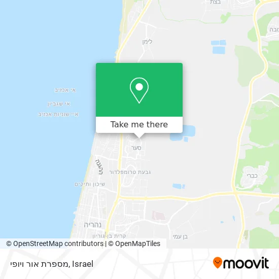 Карта מספרת אור ויופי