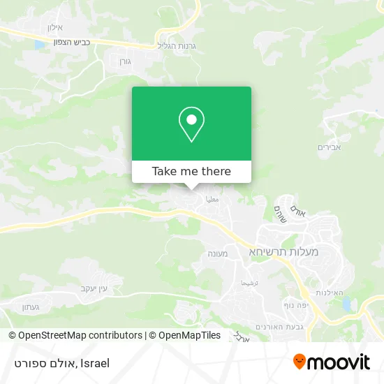 Карта אולם ספורט