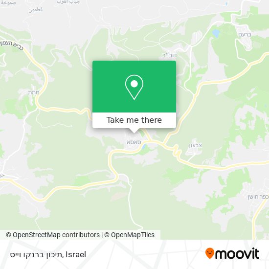 תיכון ברנקו וייס map