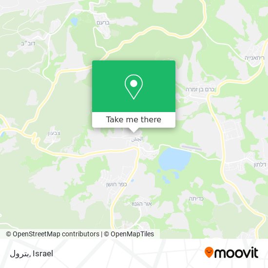 بترول map