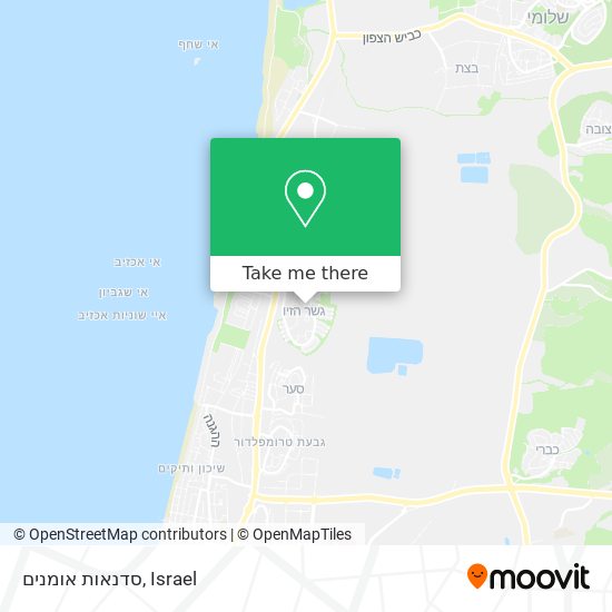 סדנאות אומנים map