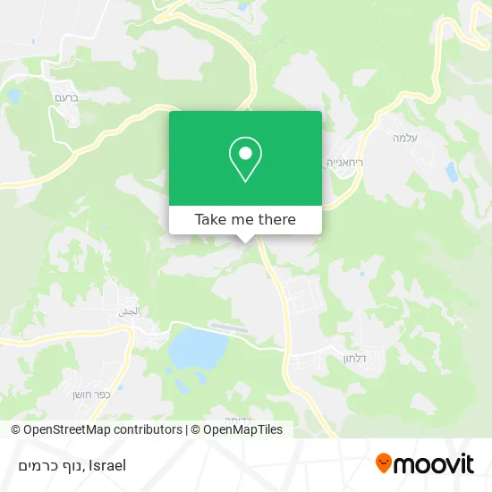 Карта נוף כרמים