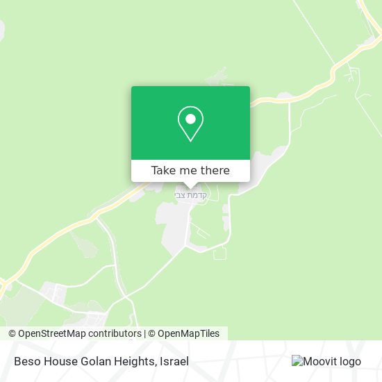 Beso House Golan Heights map