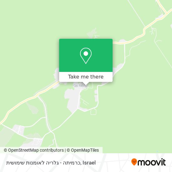 כרמיתה - גלריה לאומנות שימושית map
