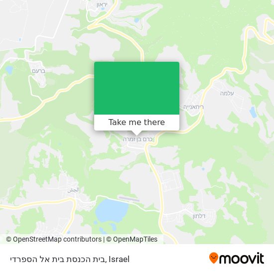 בית הכנסת בית אל הספרדי map