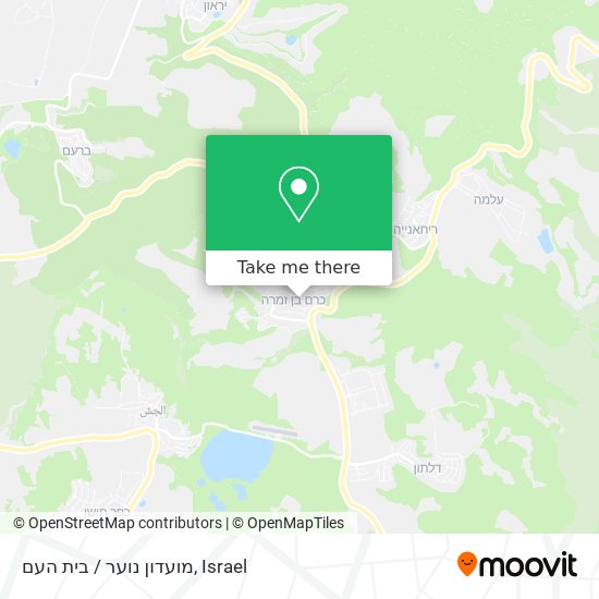 מועדון נוער / בית העם map