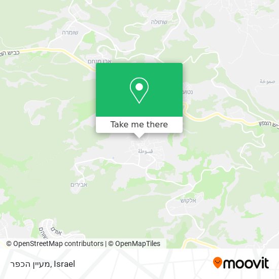 מעיין הכפר map