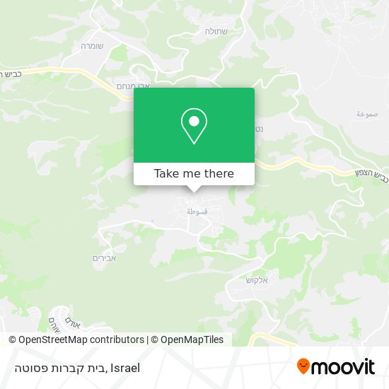 בית קברות פסוטה map