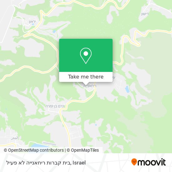 בית קברות ריחאנייה לא פעיל map