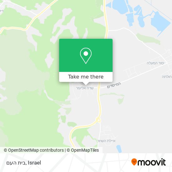 בית העם map