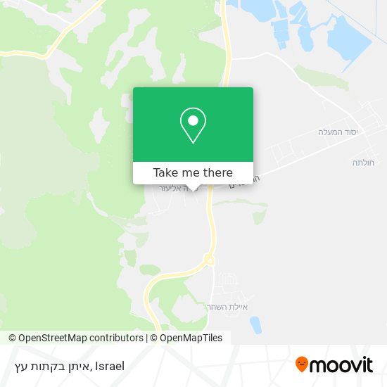 איתן בקתות עץ map