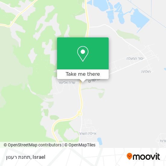 תחנת רענון map