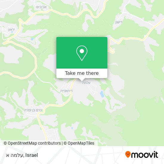 עלמה א map