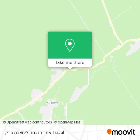 אתר הנצחה לעוצבת ברק map