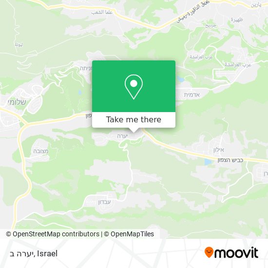 יערה ב map