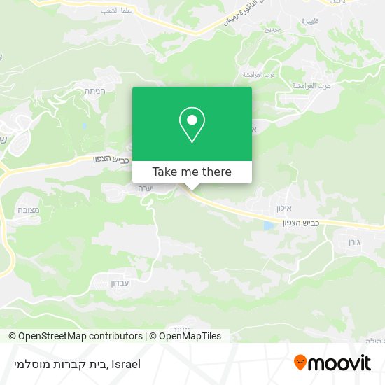 בית קברות מוסלמי map