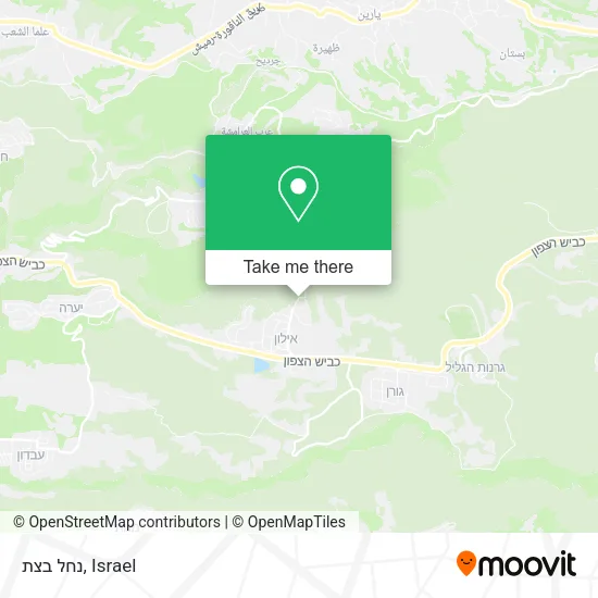 Карта נחל בצת
