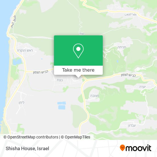 Shisha House map