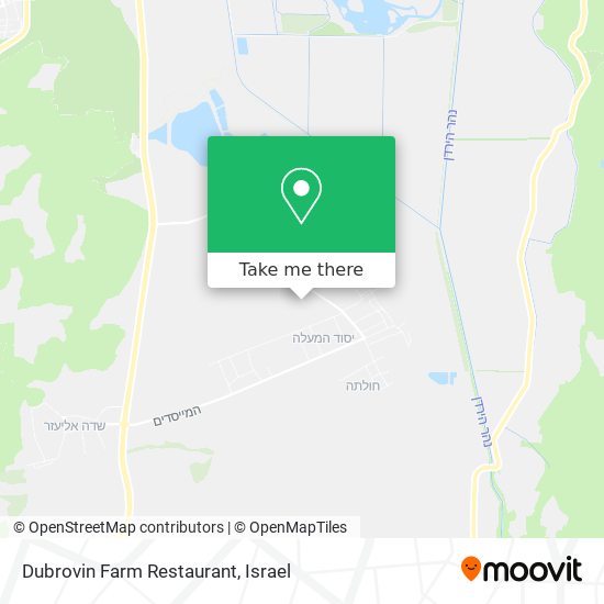 Карта Dubrovin Farm Restaurant