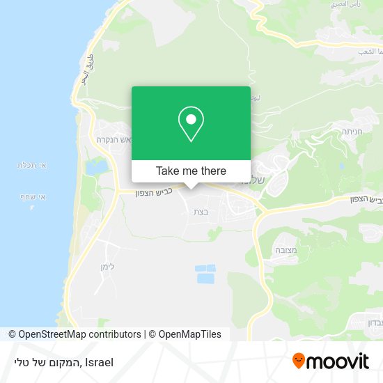 המקום של טלי map