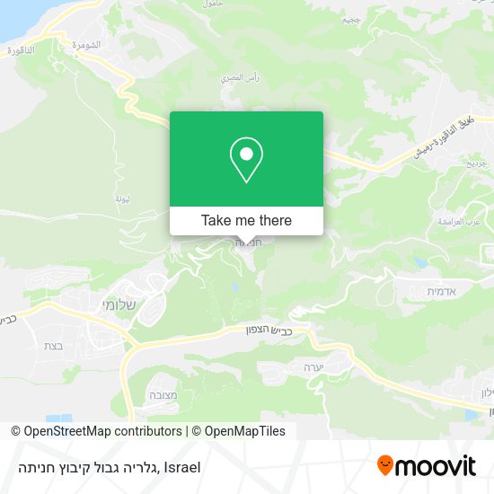 גלריה גבול קיבוץ חניתה map