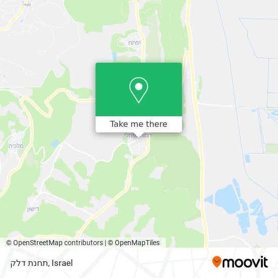 תחנת דלק map