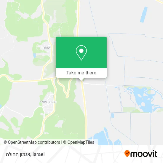 Карта אגמון החולה