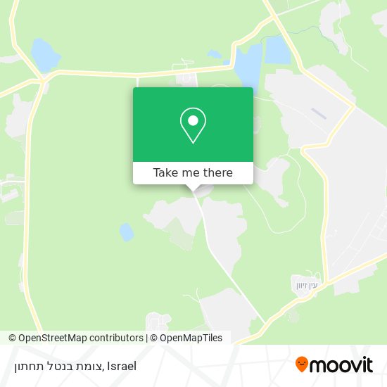 צומת בנטל תחתון map