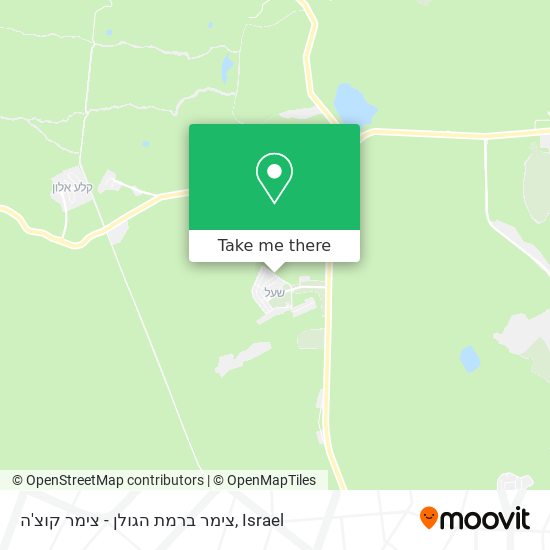 צימר ברמת הגולן - צימר קוצ'ה map