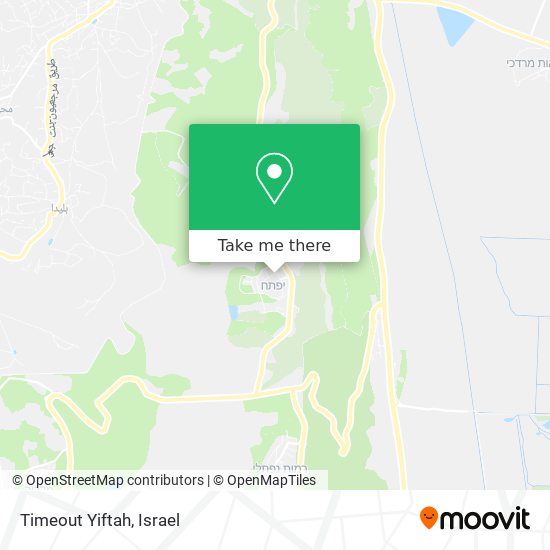 Карта Timeout Yiftah