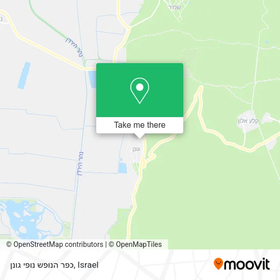 Карта כפר הנופש נופי גונן