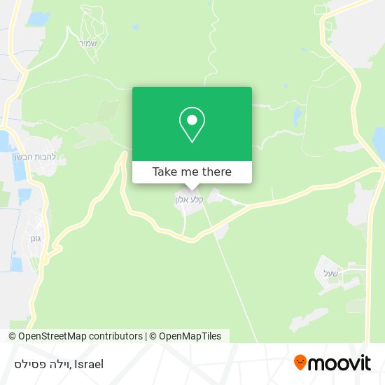 וילה פסילס map