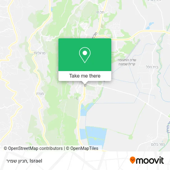 Карта חניון שמיר