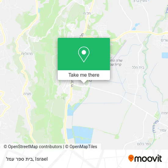 Карта בית ספר עמל