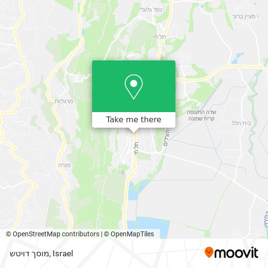 מוסך דויטש map