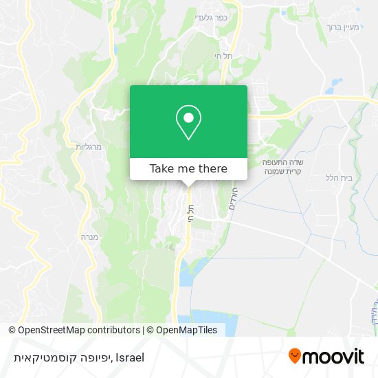 יפיופה קוסמטיקאית map