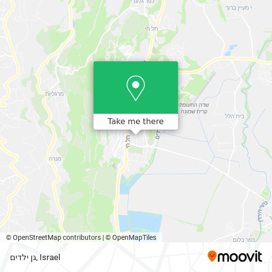 גן ילדים map