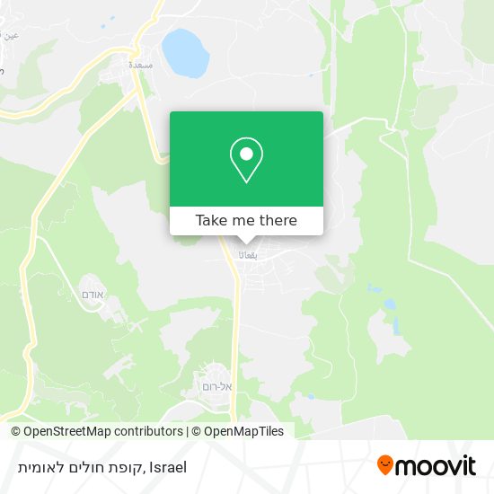 קופת חולים לאומית map