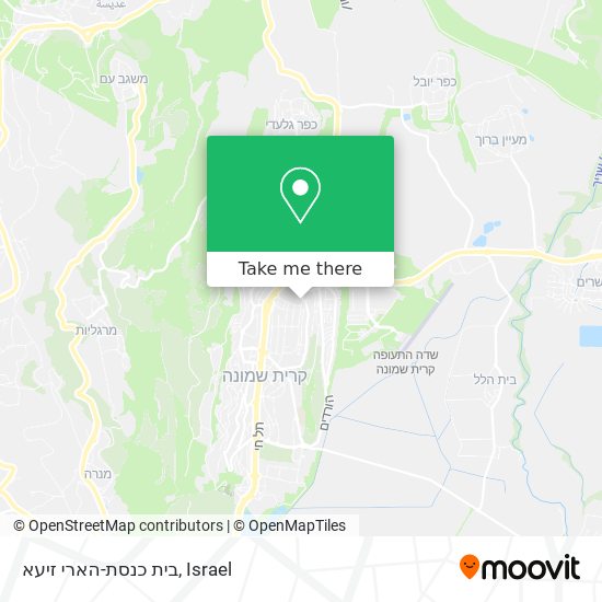 בית כנסת-הארי זיעא map